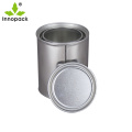 500ml round empty metal tins containers with lids